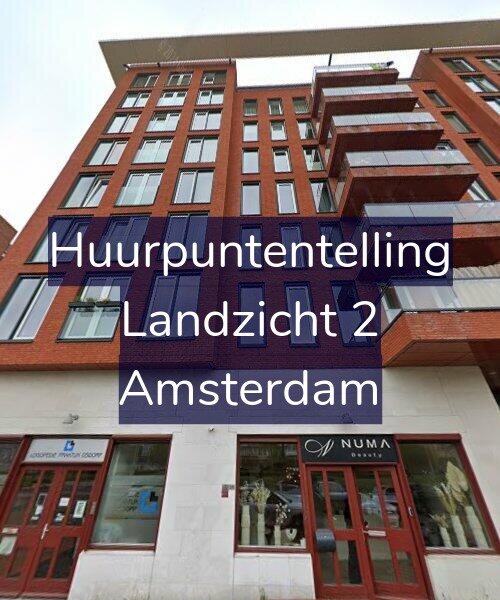 Foto gevel Huurpuntentelling voor Landzicht 2, Amsterdam