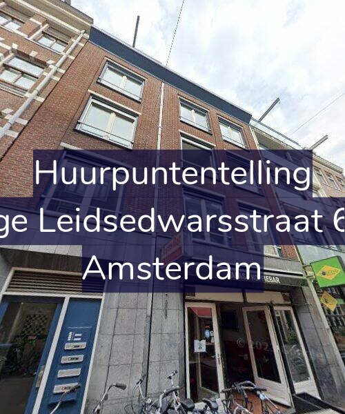 Foto gevel Huurpuntentelling voor Lange Leidsedwarsstraat 67-C, Amsterdam