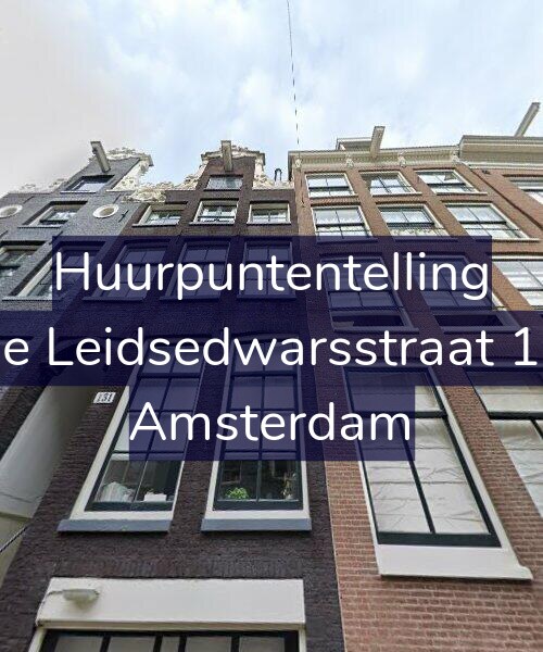 Foto gevel Huurpuntentelling voor Lange Leidsedwarsstraat 131-2, Amsterdam