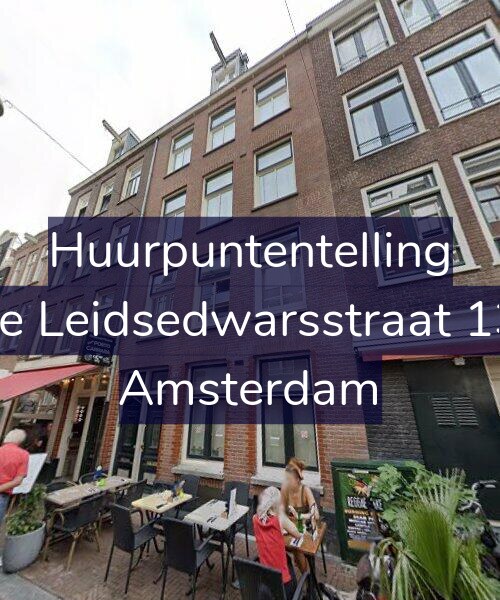 Foto gevel Huurpuntentelling voor Lange Leidsedwarsstraat 136-H, Amsterdam