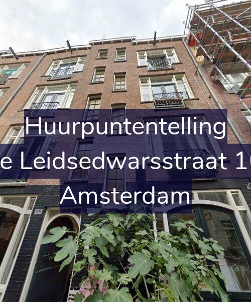 Foto gevel Huurpuntentelling voor Lange Leidsedwarsstraat 101-A, Amsterdam