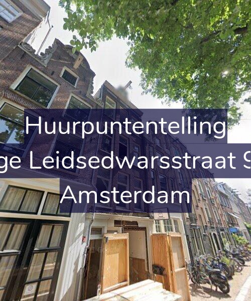 Foto gevel Huurpuntentelling voor Lange Leidsedwarsstraat 91-1, Amsterdam