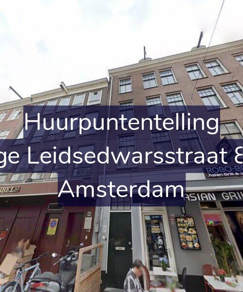 Foto gevel Huurpuntentelling voor Lange Leidsedwarsstraat 88-B, Amsterdam