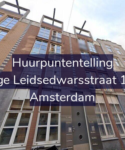 Foto gevel Huurpuntentelling voor Lange Leidsedwarsstraat 12-D, Amsterdam