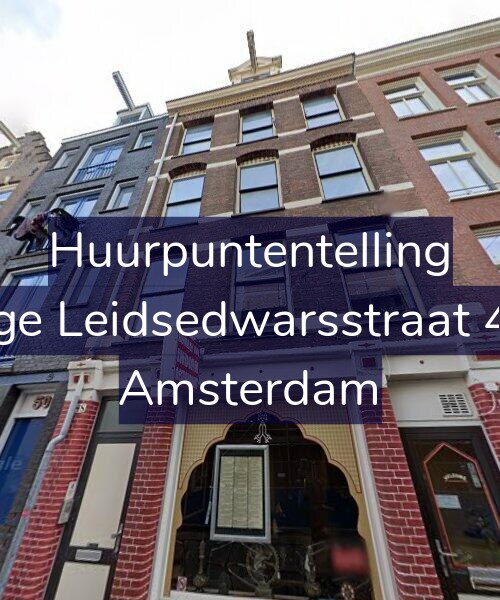 Foto gevel Huurpuntentelling voor Lange Leidsedwarsstraat 48-3, Amsterdam