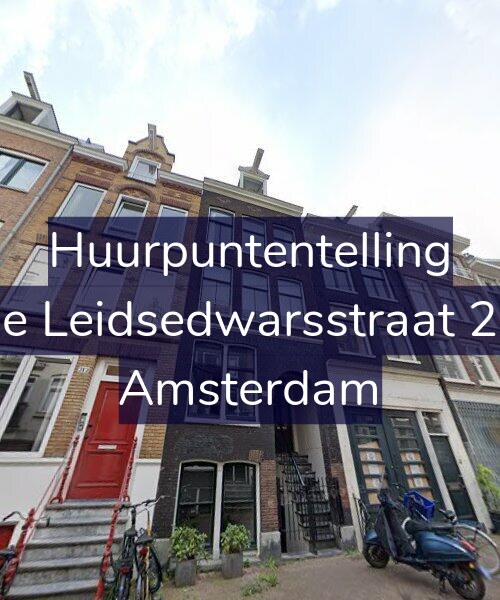 Foto gevel Huurpuntentelling voor Lange Leidsedwarsstraat 210-1, Amsterdam