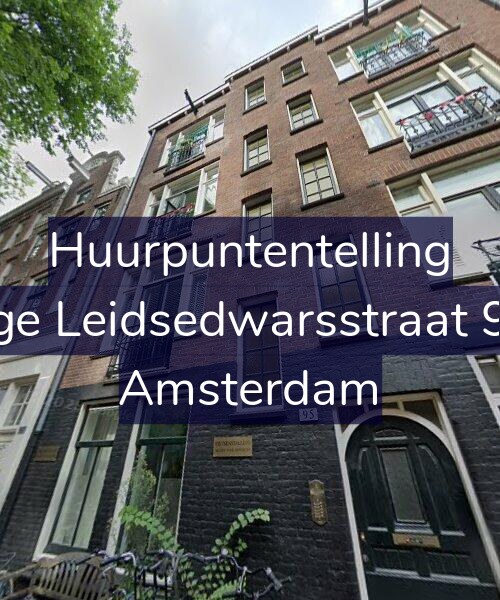 Foto gevel Huurpuntentelling voor Lange Leidsedwarsstraat 95-B, Amsterdam