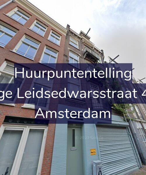 Foto gevel Huurpuntentelling voor Lange Leidsedwarsstraat 40-3, Amsterdam