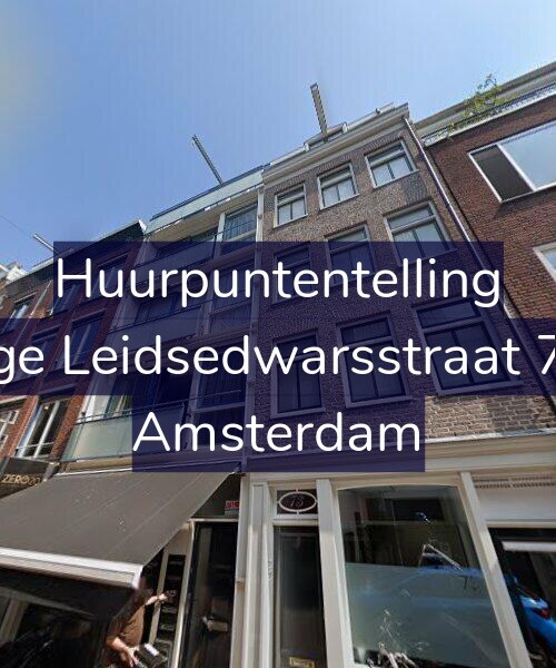 Foto gevel Huurpuntentelling voor Lange Leidsedwarsstraat 71-B, Amsterdam