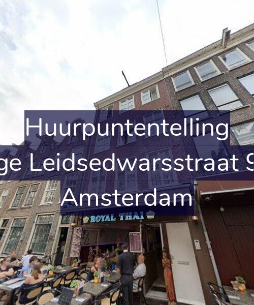 Foto gevel Huurpuntentelling voor Lange Leidsedwarsstraat 94-1, Amsterdam