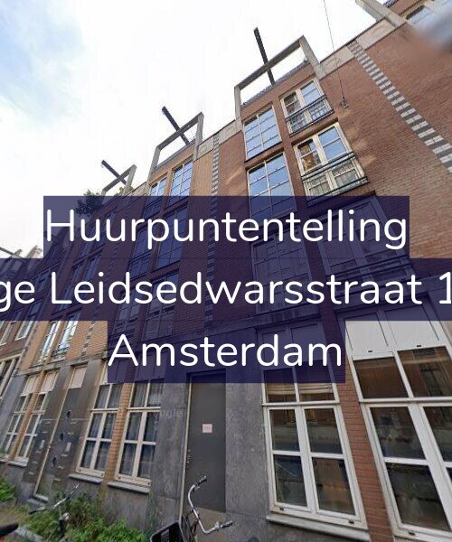 Foto gevel Huurpuntentelling voor Lange Leidsedwarsstraat 16-A, Amsterdam