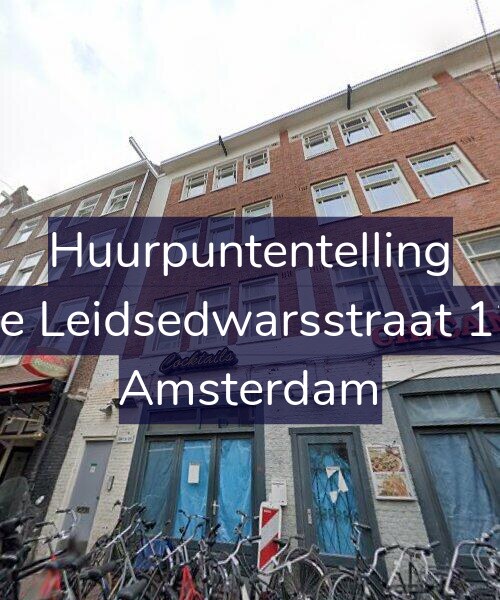 Foto gevel Huurpuntentelling voor Lange Leidsedwarsstraat 124-A, Amsterdam