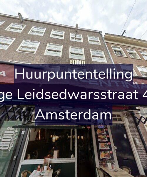 Foto gevel Huurpuntentelling voor Lange Leidsedwarsstraat 45-3, Amsterdam