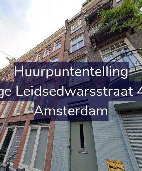 Foto gevel Huurpuntentelling voor Lange Leidsedwarsstraat 42-C, Amsterdam