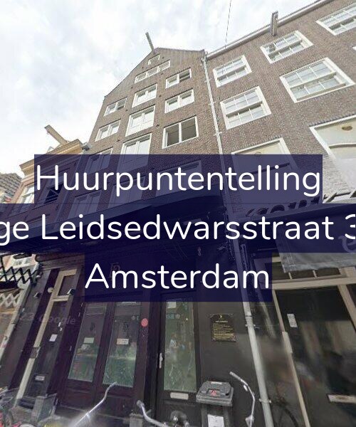 Foto gevel Huurpuntentelling voor Lange Leidsedwarsstraat 35-K, Amsterdam