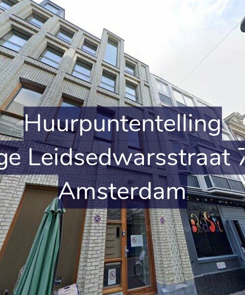 Foto gevel Huurpuntentelling voor Lange Leidsedwarsstraat 70-E, Amsterdam