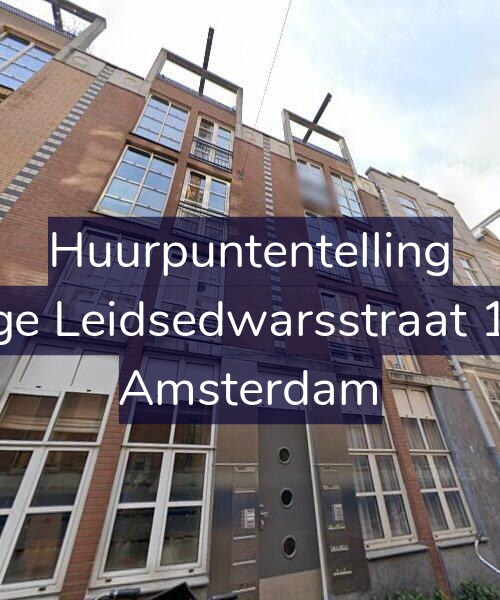 Foto gevel Huurpuntentelling voor Lange Leidsedwarsstraat 12-A, Amsterdam