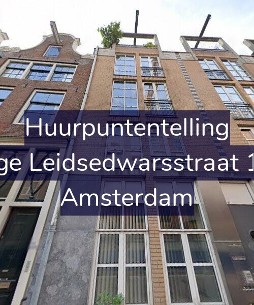 Foto gevel Huurpuntentelling voor Lange Leidsedwarsstraat 18-E, Amsterdam