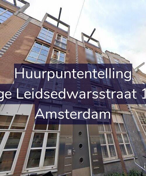 Foto gevel Huurpuntentelling voor Lange Leidsedwarsstraat 12-B, Amsterdam