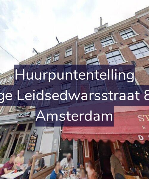 Foto gevel Huurpuntentelling voor Lange Leidsedwarsstraat 84-K, Amsterdam