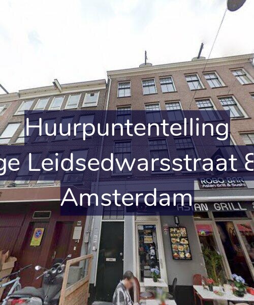 Foto gevel Huurpuntentelling voor Lange Leidsedwarsstraat 88-A, Amsterdam