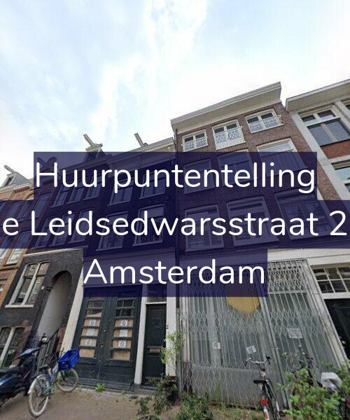Foto gevel Huurpuntentelling voor Lange Leidsedwarsstraat 208-1, Amsterdam