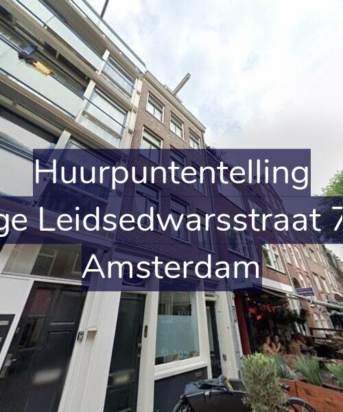 Foto gevel Huurpuntentelling voor Lange Leidsedwarsstraat 73-C, Amsterdam