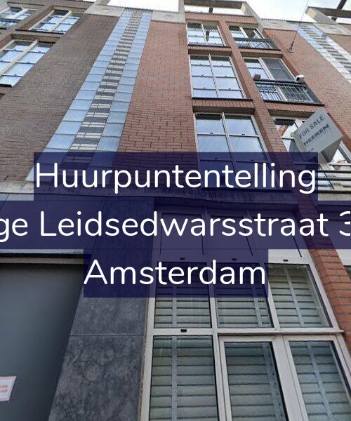 Foto gevel Huurpuntentelling voor Lange Leidsedwarsstraat 32-C, Amsterdam