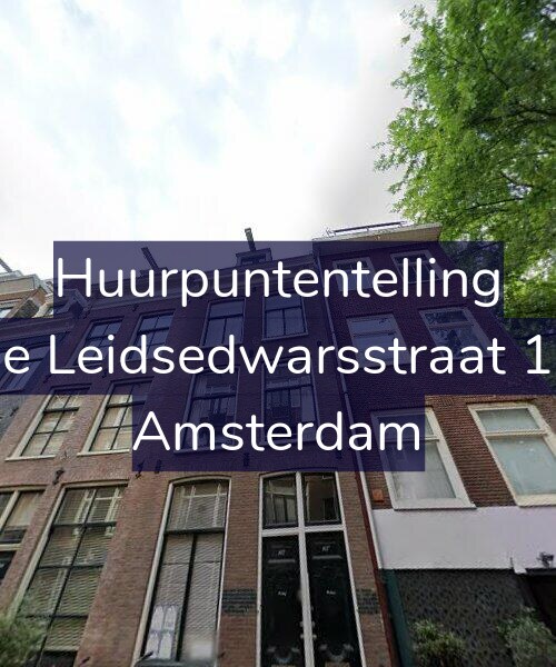 Foto gevel Huurpuntentelling voor Lange Leidsedwarsstraat 162-2, Amsterdam