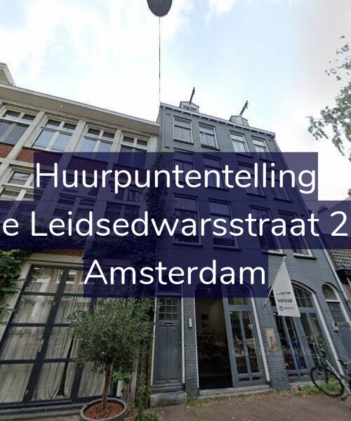Foto gevel Huurpuntentelling voor Lange Leidsedwarsstraat 200-1, Amsterdam