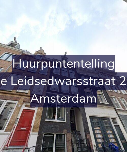 Foto gevel Huurpuntentelling voor Lange Leidsedwarsstraat 210-2, Amsterdam