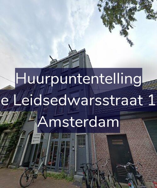 Foto gevel Huurpuntentelling voor Lange Leidsedwarsstraat 198-1, Amsterdam