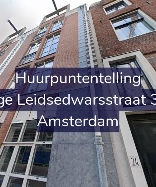 Foto gevel Huurpuntentelling voor Lange Leidsedwarsstraat 30-C, Amsterdam