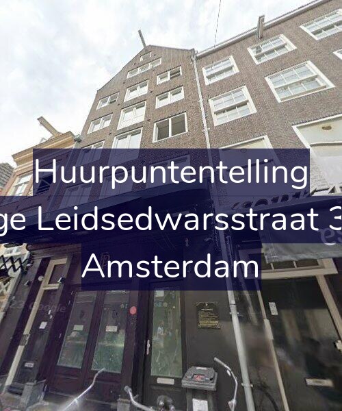 Foto gevel Huurpuntentelling voor Lange Leidsedwarsstraat 35-N, Amsterdam