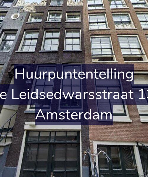 Foto gevel Huurpuntentelling voor Lange Leidsedwarsstraat 131-H, Amsterdam