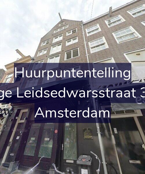 Foto gevel Huurpuntentelling voor Lange Leidsedwarsstraat 35-P, Amsterdam