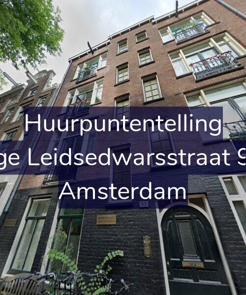 Foto gevel Huurpuntentelling voor Lange Leidsedwarsstraat 95-C, Amsterdam
