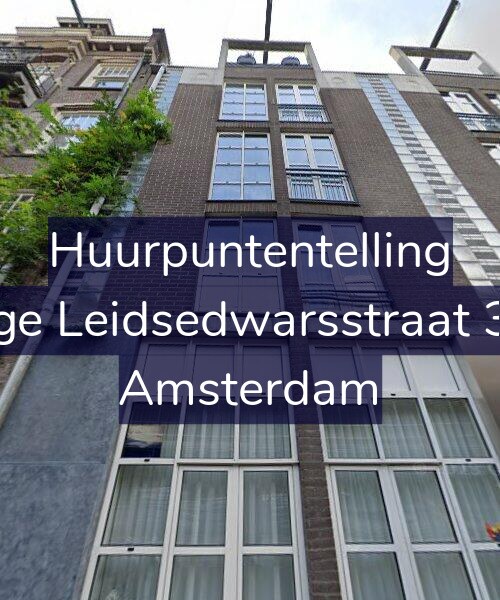 Foto gevel Huurpuntentelling voor Lange Leidsedwarsstraat 36-E, Amsterdam