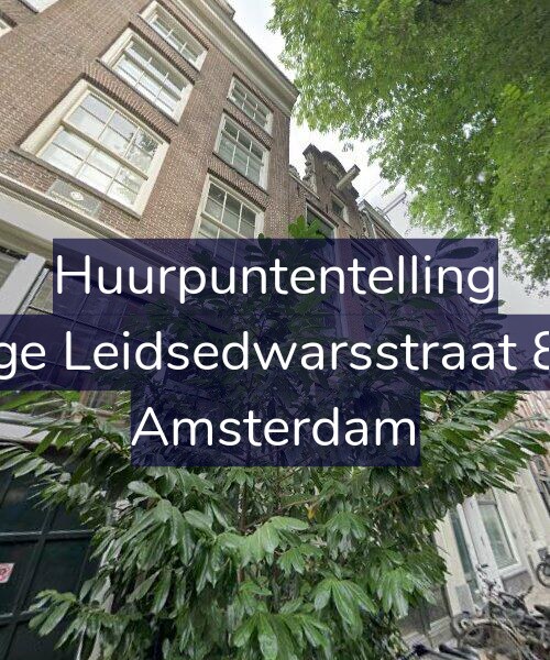 Foto gevel Huurpuntentelling voor Lange Leidsedwarsstraat 89-1, Amsterdam
