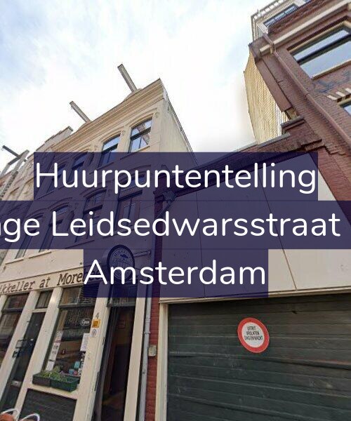 Foto gevel Huurpuntentelling voor Lange Leidsedwarsstraat 4-1, Amsterdam