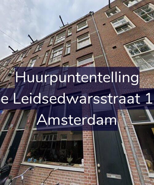 Foto gevel Huurpuntentelling voor Lange Leidsedwarsstraat 119-1, Amsterdam