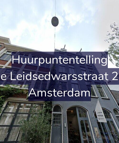 Foto gevel Huurpuntentelling voor Lange Leidsedwarsstraat 200-2, Amsterdam