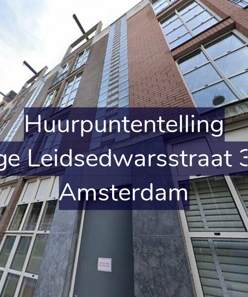 Foto gevel Huurpuntentelling voor Lange Leidsedwarsstraat 34-C, Amsterdam