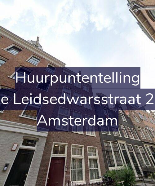 Foto gevel Huurpuntentelling voor Lange Leidsedwarsstraat 224-3, Amsterdam