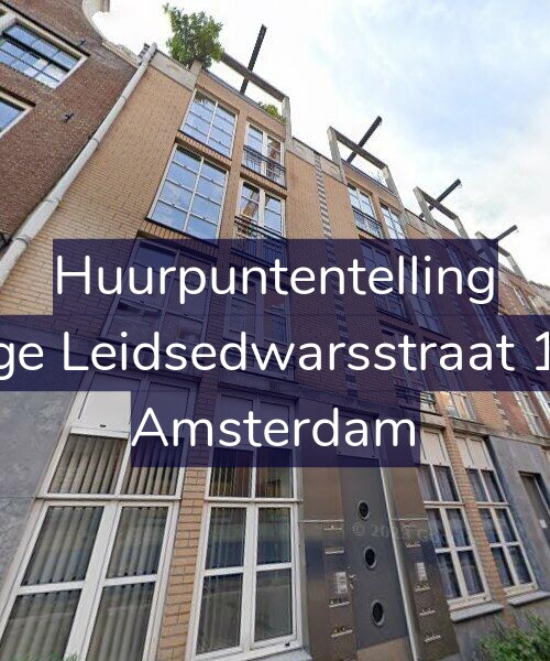 Foto gevel Huurpuntentelling voor Lange Leidsedwarsstraat 16-B, Amsterdam