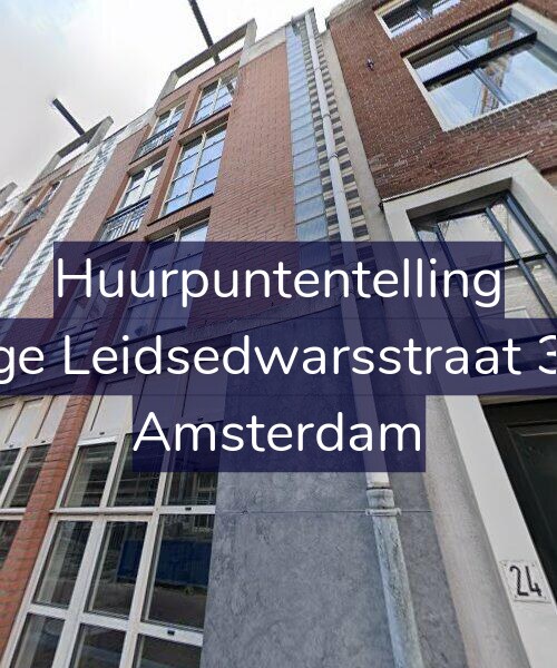Foto gevel Huurpuntentelling voor Lange Leidsedwarsstraat 30-B, Amsterdam