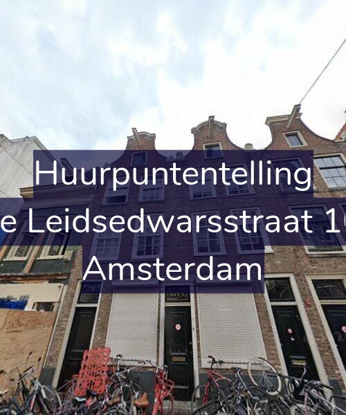 Foto gevel Huurpuntentelling voor Lange Leidsedwarsstraat 100-A, Amsterdam