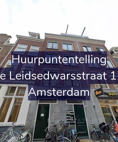 Foto gevel Huurpuntentelling voor Lange Leidsedwarsstraat 172-A, Amsterdam