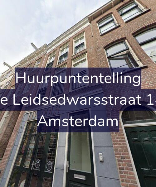 Foto gevel Huurpuntentelling voor Lange Leidsedwarsstraat 147-B, Amsterdam