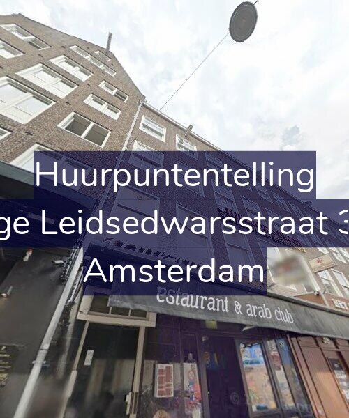 Foto gevel Huurpuntentelling voor Lange Leidsedwarsstraat 37-2, Amsterdam